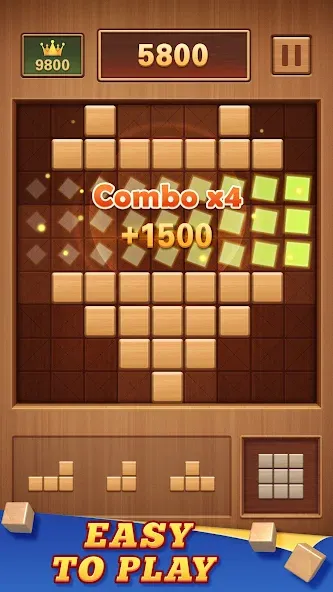 Wood Block 99 - Sudoku Puzzle (Вуд Блок 99)  [МОД Все открыто] Screenshot 3