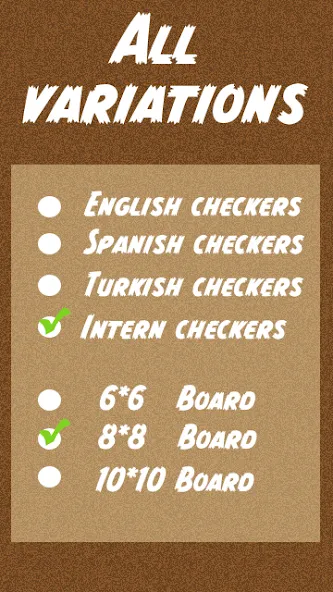 Checkers - Damas  [МОД Mega Pack] Screenshot 3