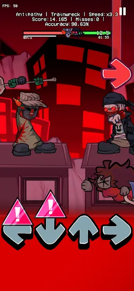 Antipathy Hank Madness Battle (ФНФ Антипатия Хенк 1 Мод)  [МОД Много денег] Screenshot 1