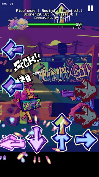 Pico Friday Date Week Series (ФНФ Пико Фанкин Серия Мод)  [МОД Бесконечные деньги] Screenshot 1