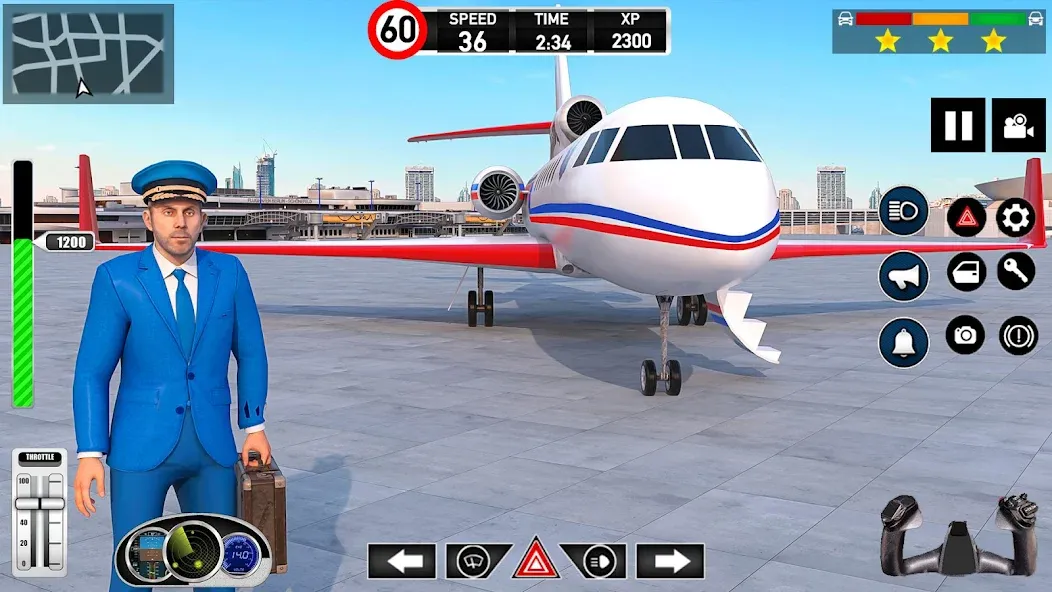 Plane Pilot Flight Simulator (Плейн Пилот Флайт Симулятор)  [МОД Бесконечные монеты] Screenshot 3