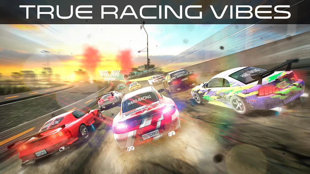 Hard Racing - Real Drag Racing (Хард Рейсинг)  [МОД Unlimited Money] Screenshot 1