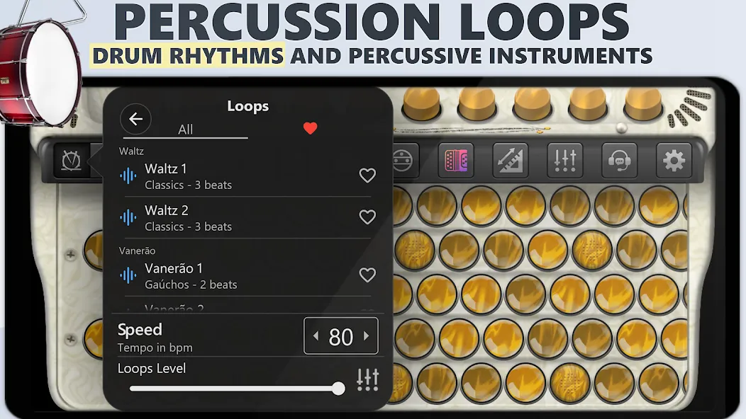 Accordion Chromatic Button (Аккордеон с хроматическими кнопками)  [МОД Бесконечные монеты] Screenshot 3