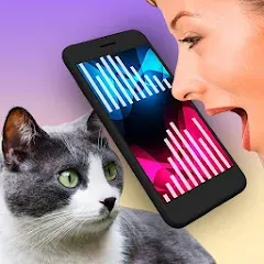 Взломанная Cat Translator Pet Talk Meow  [МОД Unlocked] - полная версия apk на Андроид