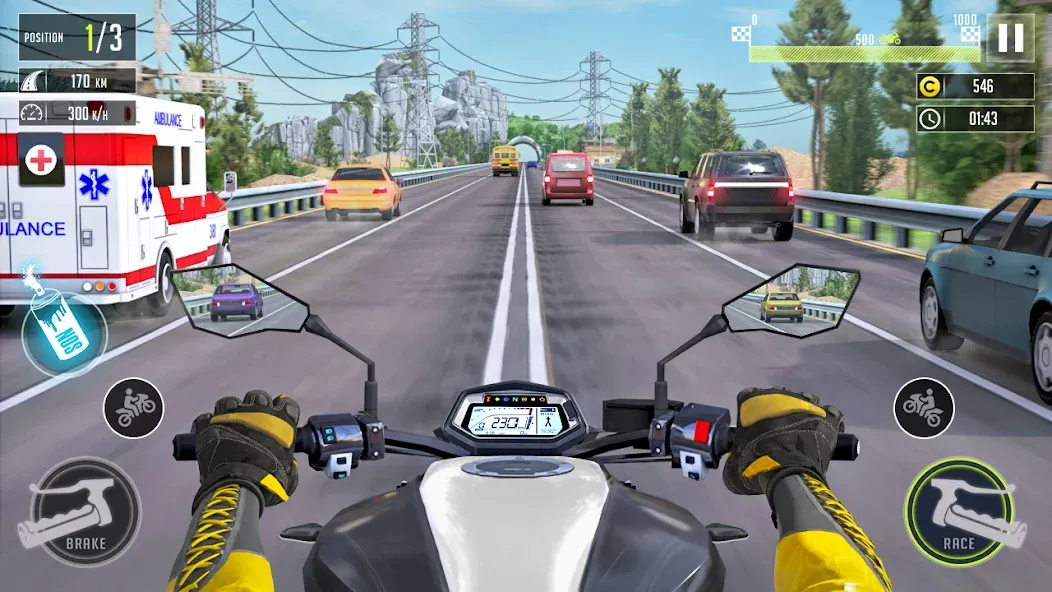 3d Bike Racing Bike Race Games  [МОД Все открыто] Screenshot 1
