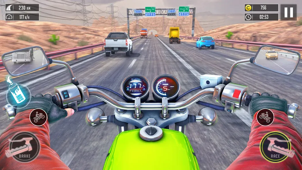 3d Bike Racing Bike Race Games  [МОД Все открыто] Screenshot 3