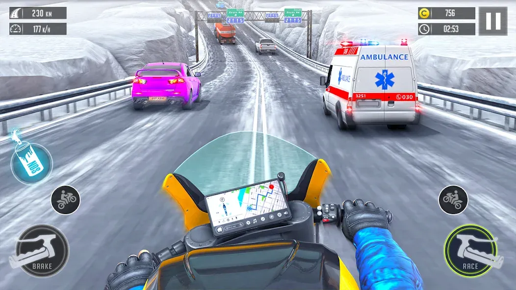 3d Bike Racing Bike Race Games  [МОД Все открыто] Screenshot 4