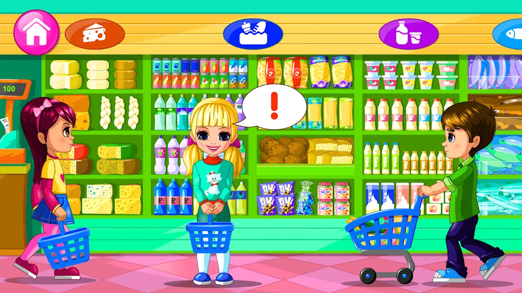 Supermarket Game 2  [МОД Бесконечные деньги] Screenshot 1