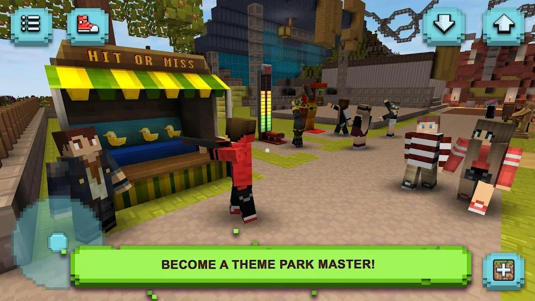 Theme Park Craft: Build & Ride  [МОД Menu] Screenshot 4