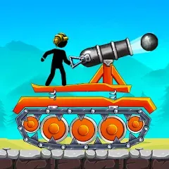 Взлом The Tank: Stick pocket hill (Зе Тенк)  [МОД Unlocked] - полная версия apk на Андроид
