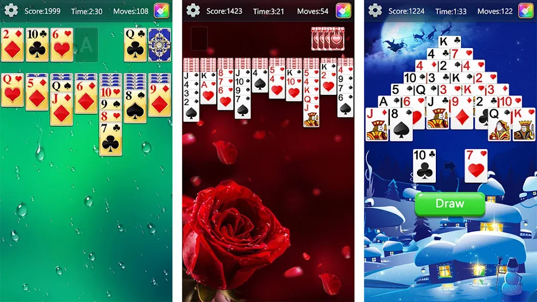 Solitaire Collection Fun (Солитер Коллекция Фан)  [МОД Много денег] Screenshot 1