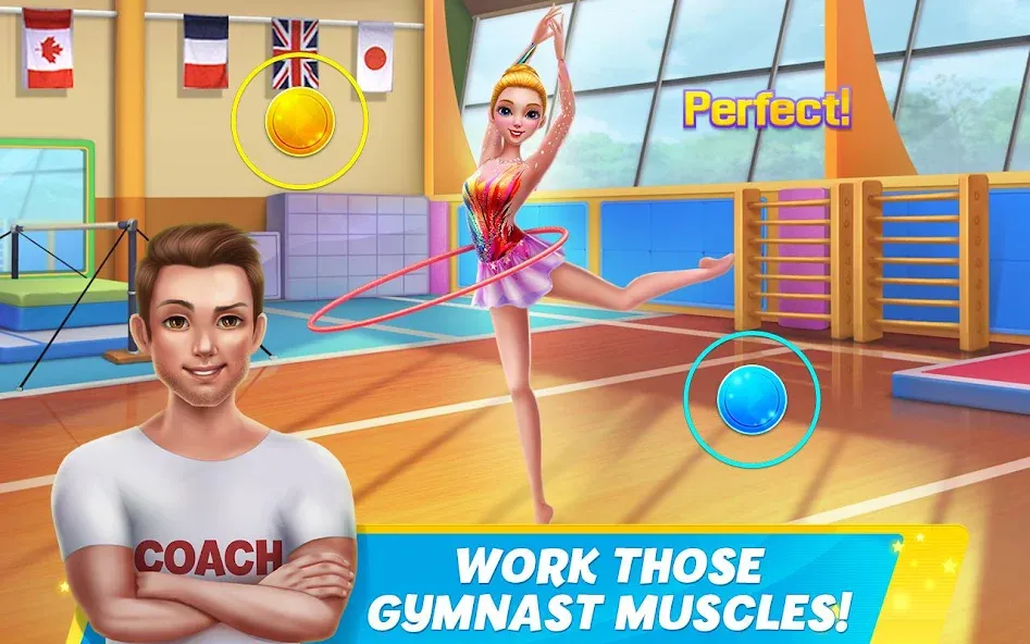 Rhythmic Gymnastics Dream Team  [МОД Бесконечные монеты] Screenshot 5