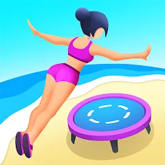 Скачать взломанную Flip Jump Stack!  [МОД Много денег] - полная версия apk на Андроид