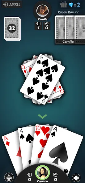 Pisti - Offline Card Games  [МОД Бесконечные монеты] Screenshot 2