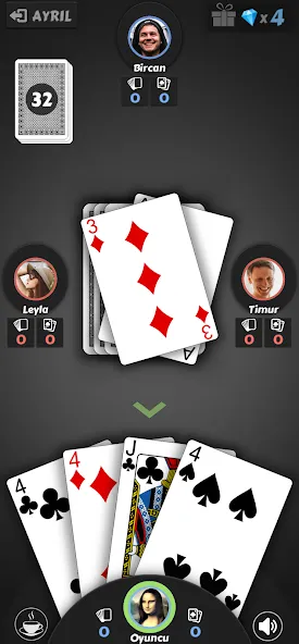 Pisti - Offline Card Games  [МОД Бесконечные монеты] Screenshot 3