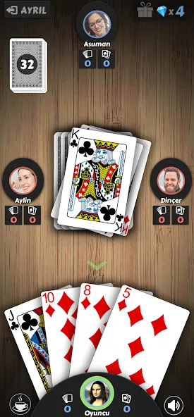 Pisti - Offline Card Games  [МОД Бесконечные монеты] Screenshot 5