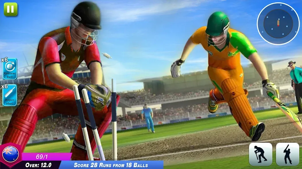 World Cricket Games Offline  [МОД Меню] Screenshot 4