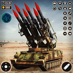 Взломанная Tank Battle Army Games 2023  [МОД Все открыто] - полная версия apk на Андроид