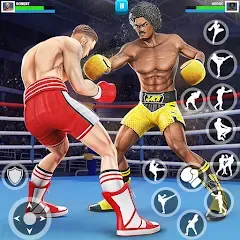 Скачать взломанную Punch Boxing Game: Ninja Fight  [МОД Mega Pack] - последняя версия apk на Андроид
