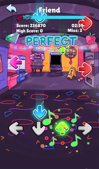 Music Rap Time Battle (Фанкин Музыка)  [МОД Бесконечные монеты] Screenshot 5