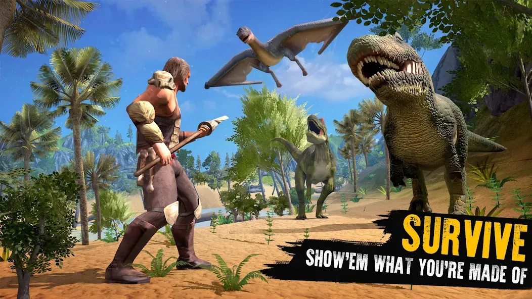 Jurassic Survival Island (Джурастик Сурвайвал Айленд)  [МОД Menu] Screenshot 1