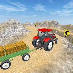 Скачать взломанную Tractor Driver 3D Farming Sim (Тракторист 3D Симулятор Фермерства)  [МОД Mega Pack] - полная версия apk на Андроид