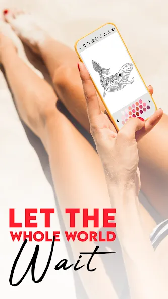 Coloring for adults offline  [МОД Много денег] Screenshot 1