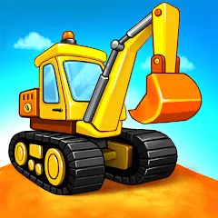 Скачать взломанную Car & Games for kids building  [МОД Бесконечные монеты] - стабильная версия apk на Андроид