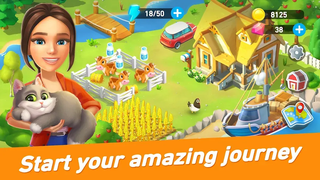 Goodville: Farm Game Adventure (Гудвилль)  [МОД Mega Pack] Screenshot 1