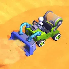 Скачать взломанную Sand Miner: Idle Mining Game (Сэнд Майнер)  [МОД Unlocked] - полная версия apk на Андроид