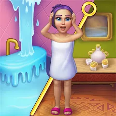 Взломанная Open House: Match 3 puzzles (Открытый дом)  [МОД Unlocked] - полная версия apk на Андроид