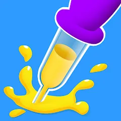 Взлом Paint Dropper: draw puzzle (Пэйнт Дроппер)  [МОД Unlocked] - полная версия apk на Андроид