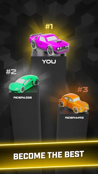 Rider Worlds - Neon Bike Races (Райдер Ворлдс)  [МОД Бесконечные монеты] Screenshot 5