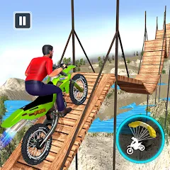 Взлом Bike Stunt Game: Tricks Master  [МОД Unlocked] - последняя версия apk на Андроид