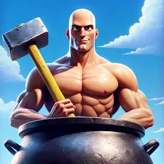 Скачать взлом Hammer Climber Man: Pot Man 3D  [МОД Меню] - последняя версия apk на Андроид