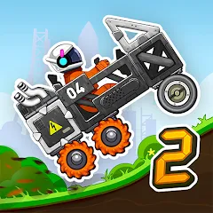 Взлом Rovercraft 2: Race a space car (Роверкрафт 2)  [МОД Все открыто] - последняя версия apk на Андроид