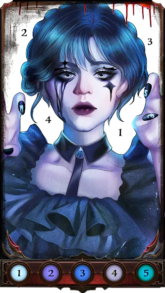 Dark, Horror Color by Number  [МОД Unlocked] Screenshot 5