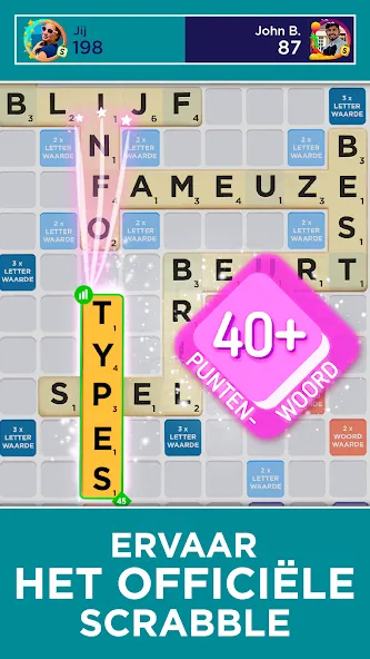 Scrabble® GO - Woordspel (Скрэббл ГО)  [МОД Бесконечные монеты] Screenshot 1
