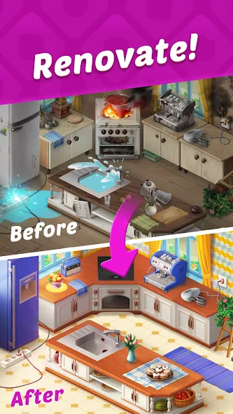 Homescapes (Хоумскейпс)  [МОД Меню] Screenshot 3