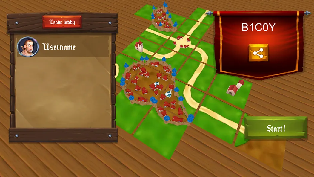 War of Carcassonne board Games (Каркассон)  [МОД Бесконечные деньги] Screenshot 3