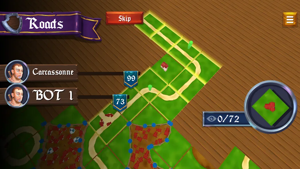 War of Carcassonne board Games (Каркассон)  [МОД Бесконечные деньги] Screenshot 5