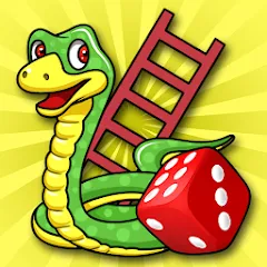 Взломанная Snakes & Ladders: Online Dice!  [МОД Много монет] - полная версия apk на Андроид