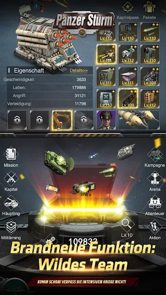 Panzer Sturm (Панцер Штурм)  [МОД Unlocked] Screenshot 1