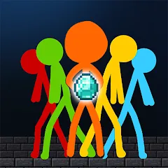 Скачать взлом Stick-man Battle - Craft World  [МОД Все открыто] - полная версия apk на Андроид