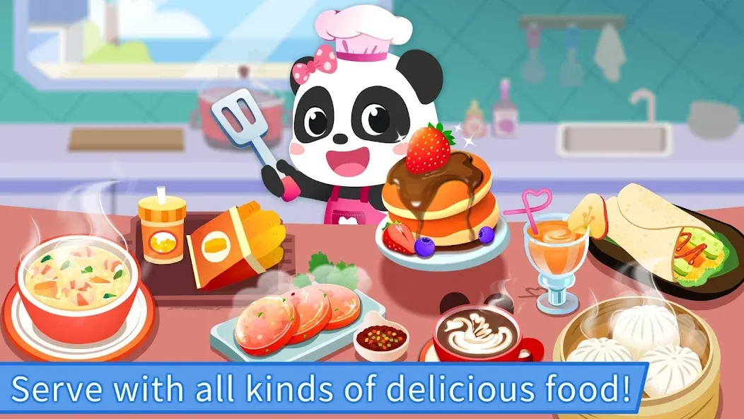 Baby Panda's Breakfast Cooking  [МОД Много монет] Screenshot 5