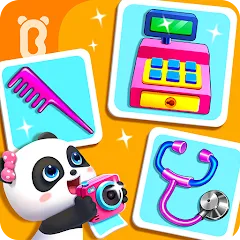 Взломанная Baby Panda's Dream Job  [МОД Menu] - стабильная версия apk на Андроид
