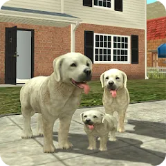 Взломанная Dog Sim Online: Raise a Family  [МОД Меню] - полная версия apk на Андроид
