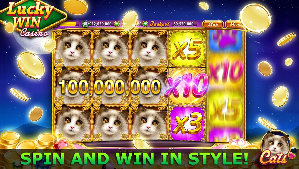 Lucky Win Casino™ SLOTS GAME (Лаки Вин казино СЛОТЫ ИГРА)  [МОД Unlocked] Screenshot 1