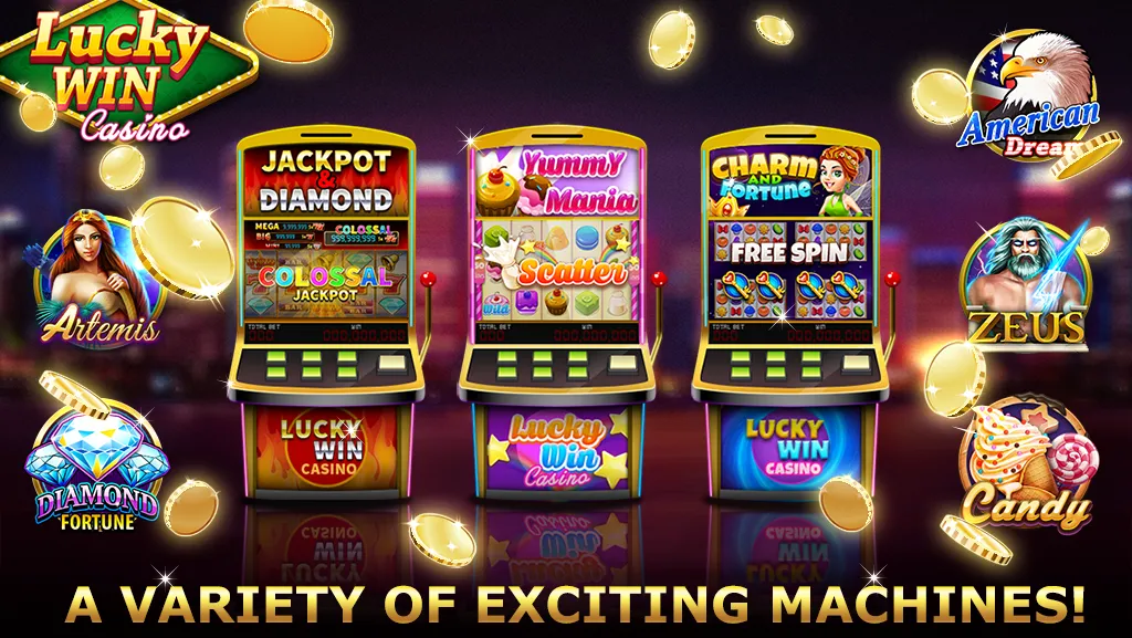 Lucky Win Casino™ SLOTS GAME (Лаки Вин казино СЛОТЫ ИГРА)  [МОД Unlocked] Screenshot 2