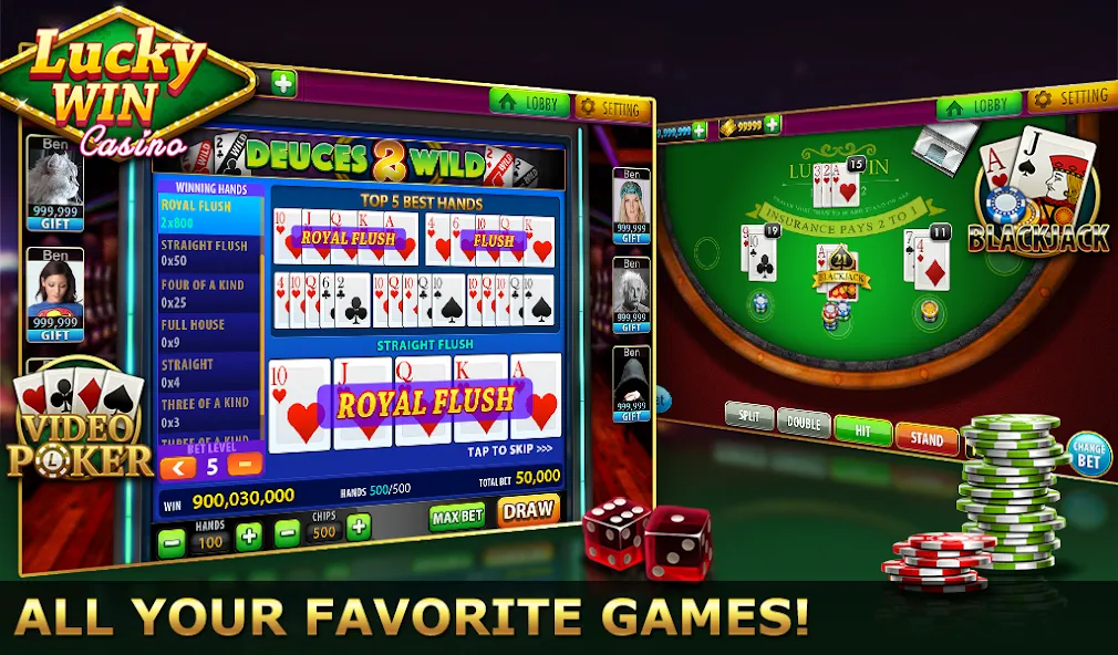 Lucky Win Casino™ SLOTS GAME (Лаки Вин казино СЛОТЫ ИГРА)  [МОД Unlocked] Screenshot 5